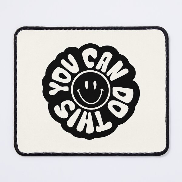 Item preview, You Can Do This Smiley Face Retro Motivation designed and sold by -DEEWOLF-.