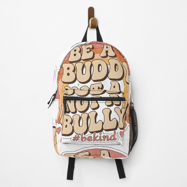 Item preview, Be A Buddy Not A Bully Retro Positive Message Design designed and sold by ArtDesignTp.