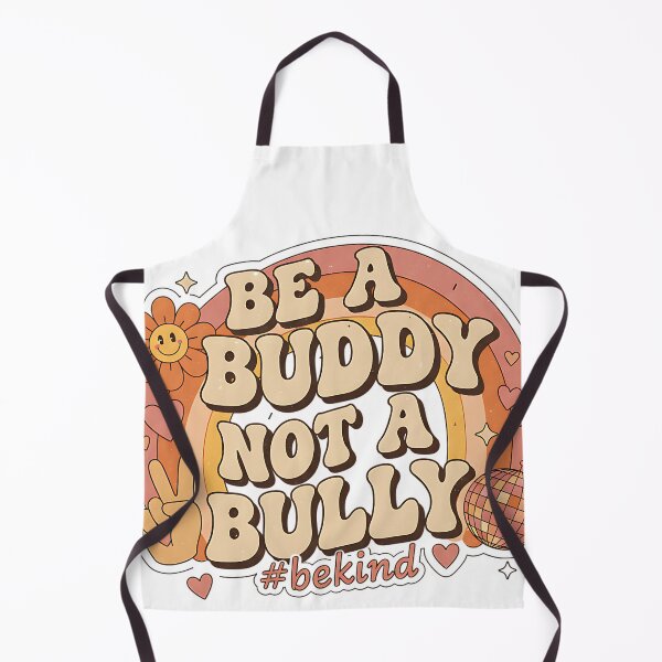 Item preview, Be A Buddy Not A Bully Retro Positive Message Design designed and sold by ArtDesignTp.