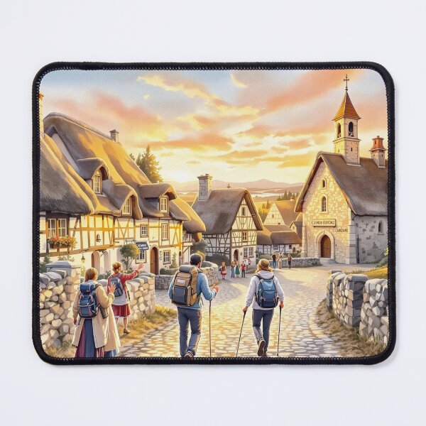 Item preview, Village on the Way of Saint James designed and sold by jefboutique6150.