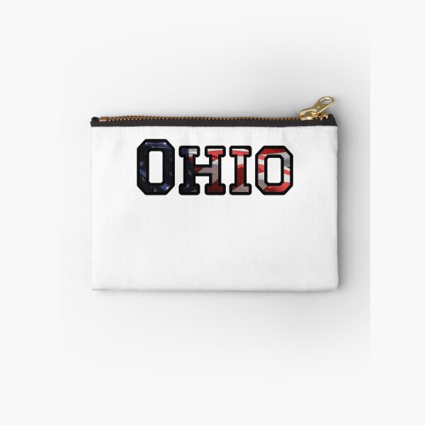 Item preview, Ohio USA Flag Typography – Stars and Stripes Lettering designed and sold by Long Family Gifts.