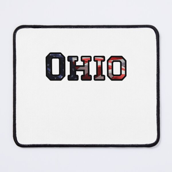 Item preview, Ohio USA Flag Typography – Stars and Stripes Lettering designed and sold by Long Family Gifts.