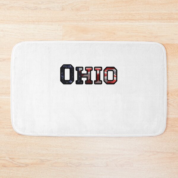 Item preview, Ohio USA Flag Typography – Stars and Stripes Lettering designed and sold by Long Family Gifts.