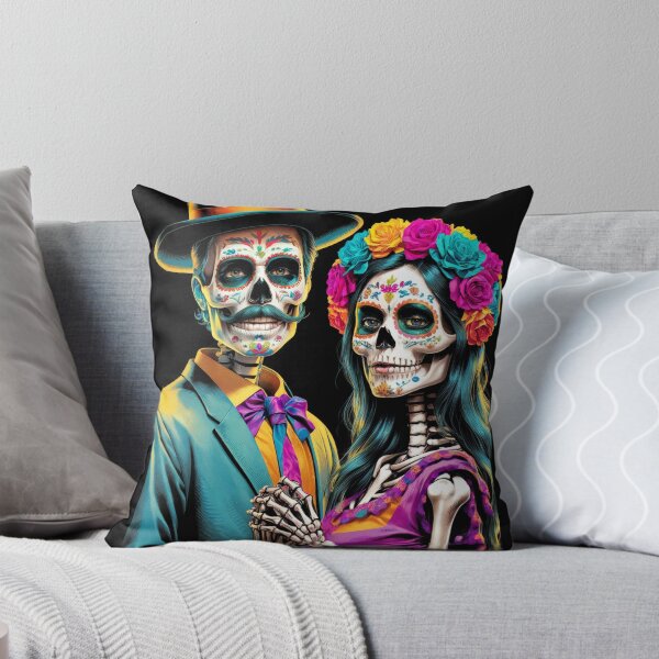 Item preview,  Día de Muertos couple (Day of the Dead) designed and sold by matteflor.