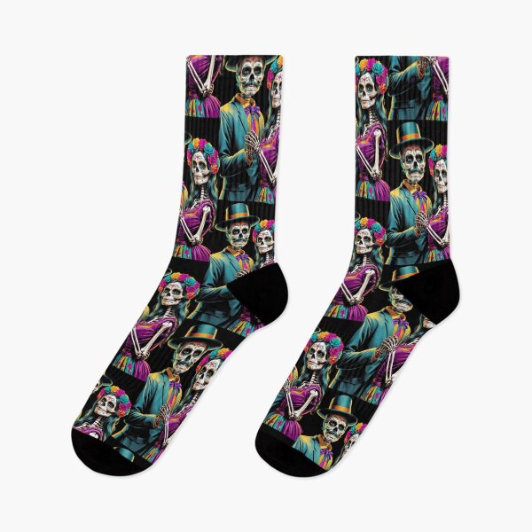 Item preview,  Día de Muertos couple (Day of the Dead) designed and sold by matteflor.
