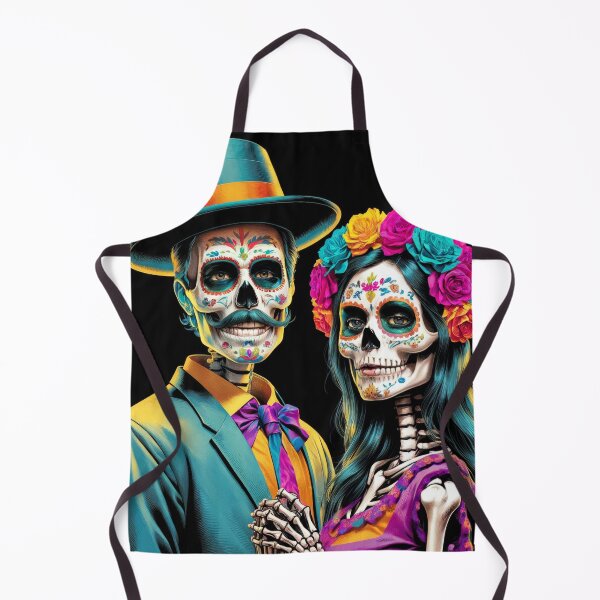 Item preview,  Día de Muertos couple (Day of the Dead) designed and sold by matteflor.