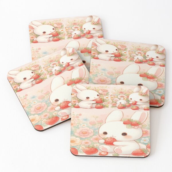Item preview, Whiskered Daydreams Of strawberries. designed and sold by Mindful56.