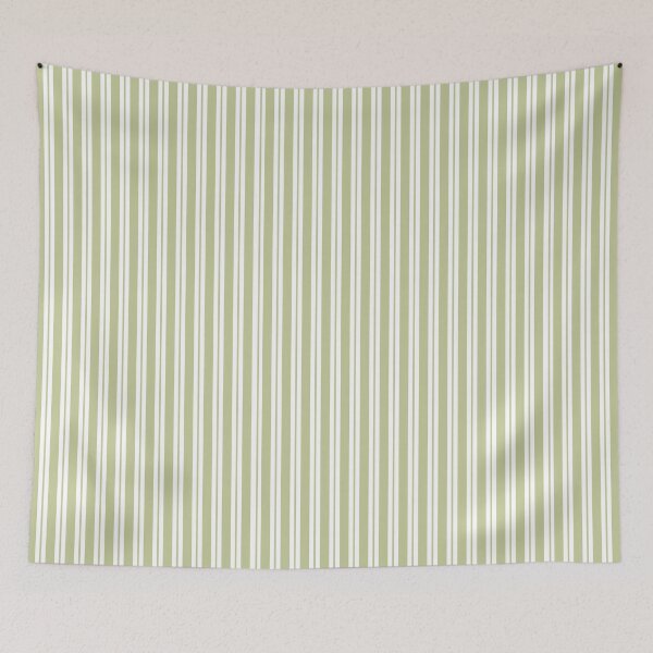 Item preview, Sage Green & White Stripes Journal Birthday Gift for Women & Students, Sage Green & White Stripes Phone Case for Women, Sage Green & White Stripes Blanket Cozy Christmas Gift for Her designed and sold by VivaFy.