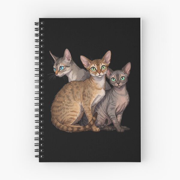 Item preview, My Dear Friends, Merry Christmas, Singapura, Devon Rex, Cornish Rex Cat designed and sold by chipmuckdesignn.