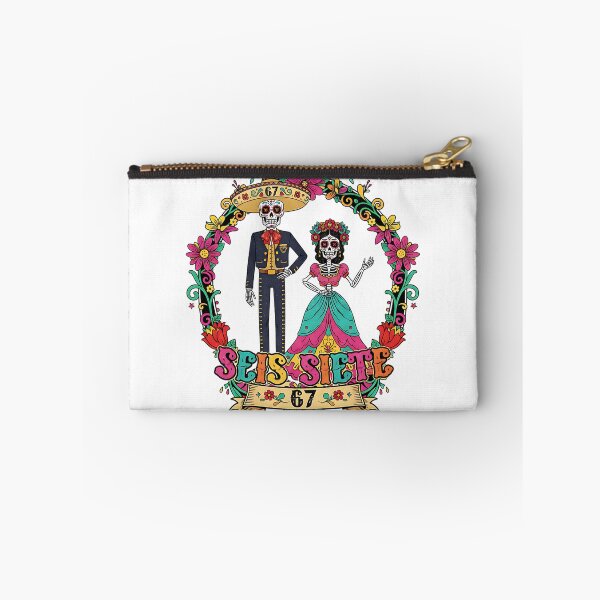 Item preview, Seis Siete 67 Skeleton Couple Fiesta Design designed and sold by ArtDesignTp.