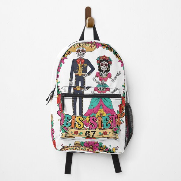 Item preview, Seis Siete 67 Skeleton Couple Fiesta Design designed and sold by ArtDesignTp.