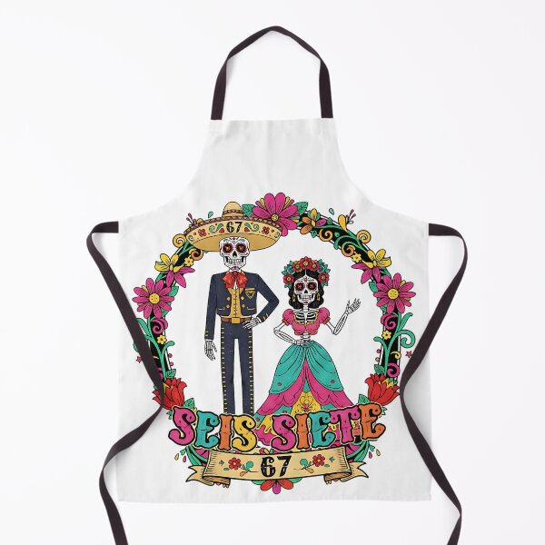 Item preview, Seis Siete 67 Skeleton Couple Fiesta Design designed and sold by ArtDesignTp.
