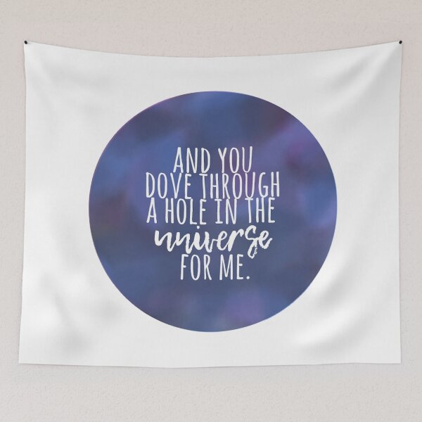 Item preview, You Dove Through a Hole in the Universe For Me (White) designed and sold by stuffsaralikes.