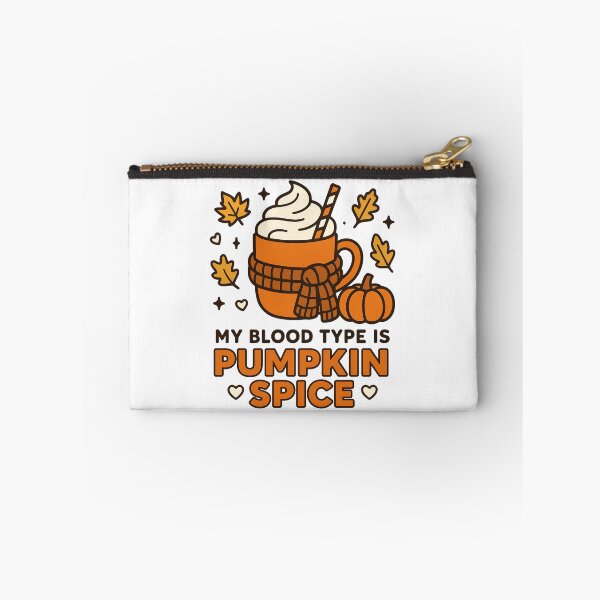 Item preview, My Blood Type Is Pumpkin Spice - Funny Fall Coffee Lover designed and sold by Jaanussar.