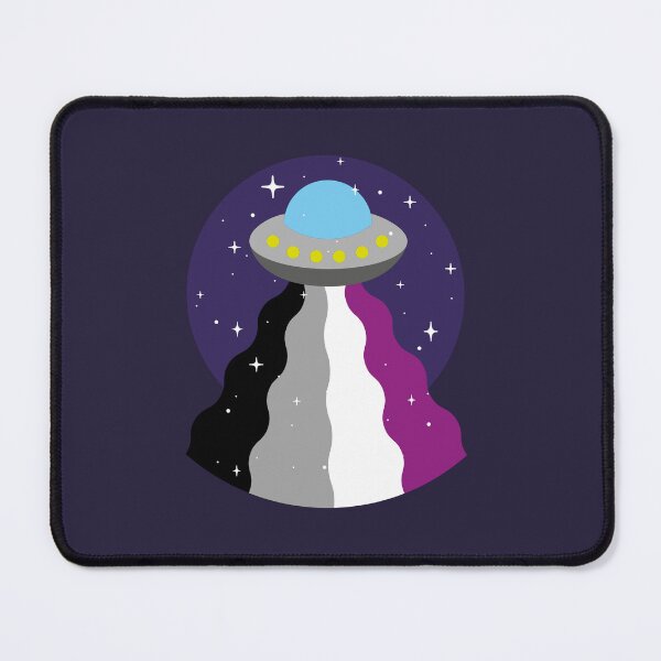 Item preview, Asexual Flag UFO – Subtle LGBTQ+ Pride for Everyday Wear designed and sold by SafeSpace-co.