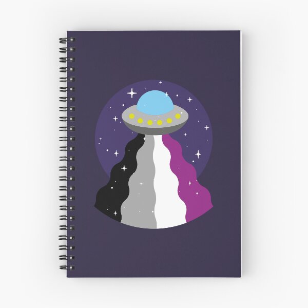 Item preview, Asexual Flag UFO – Subtle LGBTQ+ Pride for Everyday Wear designed and sold by SafeSpace-co.
