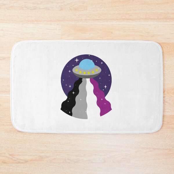 Item preview, Asexual Flag UFO – Subtle LGBTQ+ Pride for Everyday Wear designed and sold by SafeSpace-co.