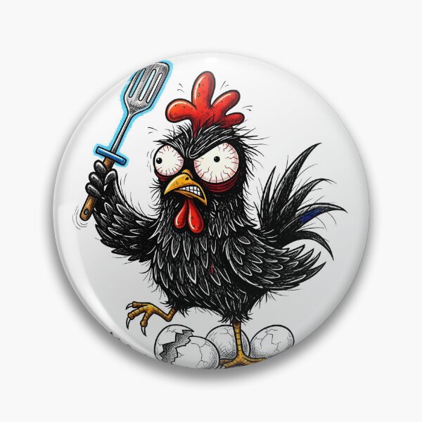 Artikelvorschau, Grumpy Chicken – Lustige mürrische Tiere entworfen und verkauft von GrumpyCrudly.