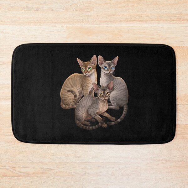 Item preview, My Dear Friends, Merry Christmas, Singapura, Devon Rex, Cornish Rex Cat designed and sold by chipmuckdesignn.