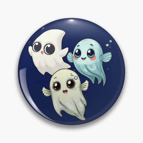 Item preview, Cute Ghost Squad: Spooky Boo Trio for Halloween! designed and sold by DariaCraft.