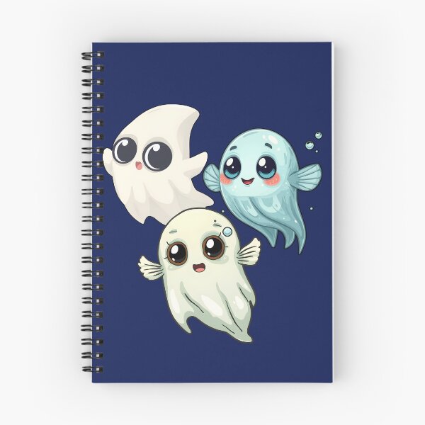 Item preview, Cute Ghost Squad: Spooky Boo Trio for Halloween! designed and sold by DariaCraft.