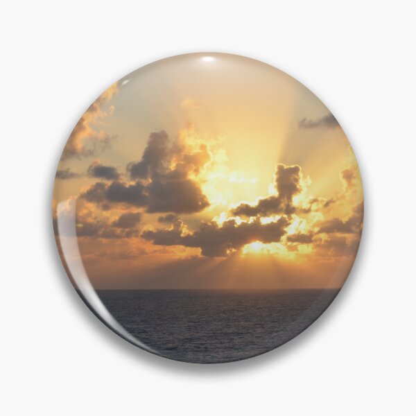 Item preview, Sun through the clouds on the ocean. designed and sold by Moonwater.