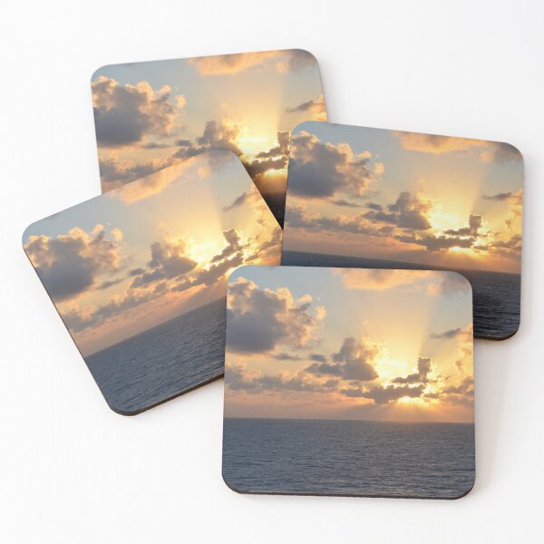 Item preview, Sun through the clouds on the ocean. designed and sold by Moonwater.