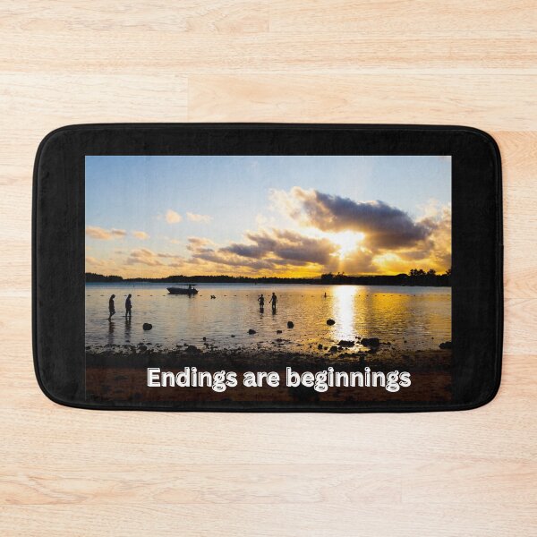 Item preview, Sunset – Endings are beginnings | Inspiration & joie de vivre designed and sold by Katja LebenFreude.