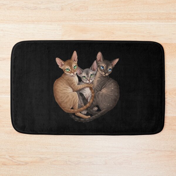 Item preview,  My Dear Friends, Merry Christmas, Singapura, Devon Rex, Cornish Rex Cat designed and sold by chipmuckdesignn.