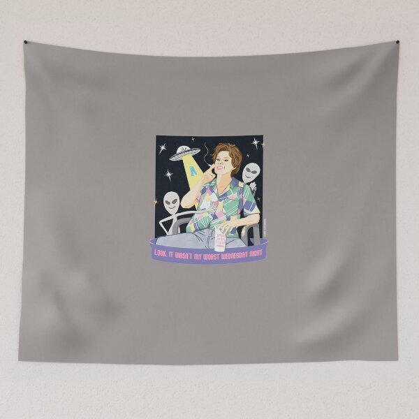 Item preview, KATE-MCKINNON-SNL-ALIEN-ABDUCTION-T-SHIRT designed and sold by logan6xha.
