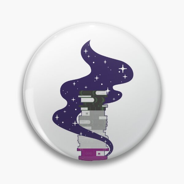 Item preview, Asexual Flag Book Stack – Subtle LGBTQ+ Pride for Everyday Wear designed and sold by SafeSpace-co.