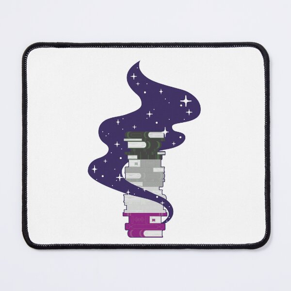 Item preview, Asexual Flag Book Stack – Subtle LGBTQ+ Pride for Everyday Wear designed and sold by SafeSpace-co.