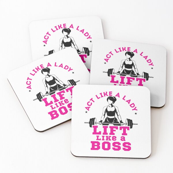 Item preview, Act Like a Lady Lift Like a Boss Weightlifting Women  designed and sold by jaygo.
