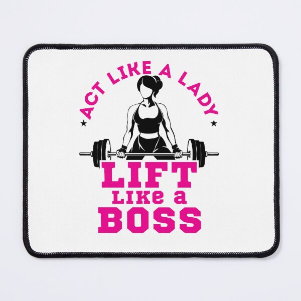 Item preview, Act Like a Lady Lift Like a Boss Weightlifting Women  designed and sold by jaygo.