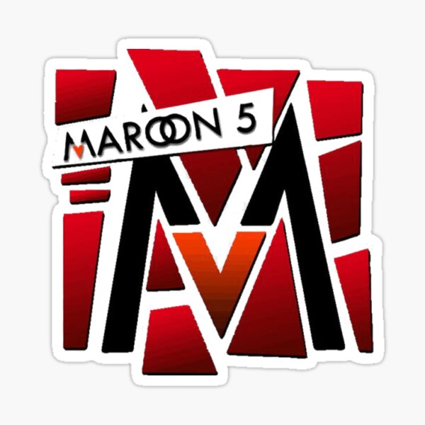 Maroon 5 Logo Stickers for Sale | Redbubble