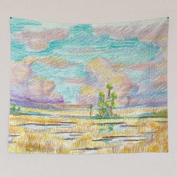 Item preview, A Sunset in a Marsh designed and sold by mewcha.