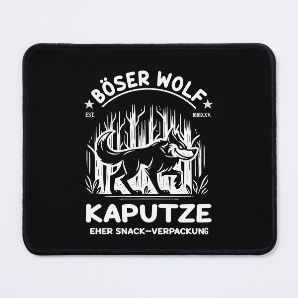 Item preview, Funny Bad Wolf – Comic Design designed and sold by RetroMaritalArt.