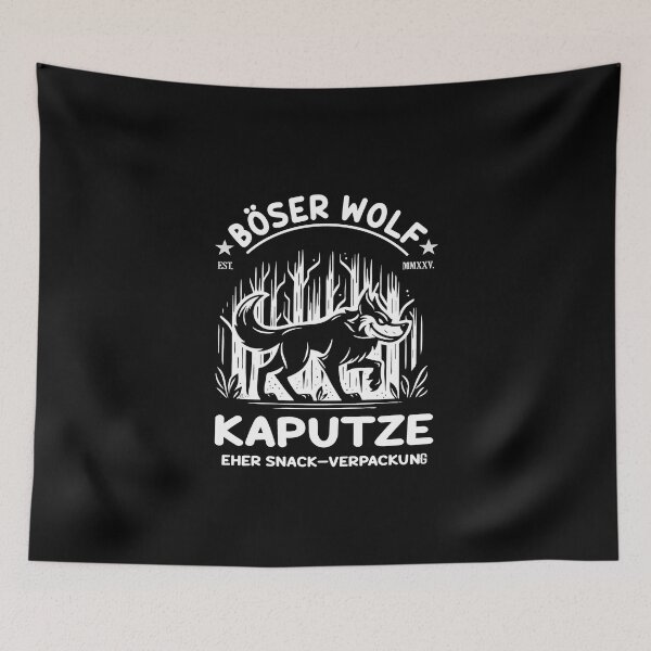 Item preview, Funny Bad Wolf – Comic Design designed and sold by RetroMaritalArt.