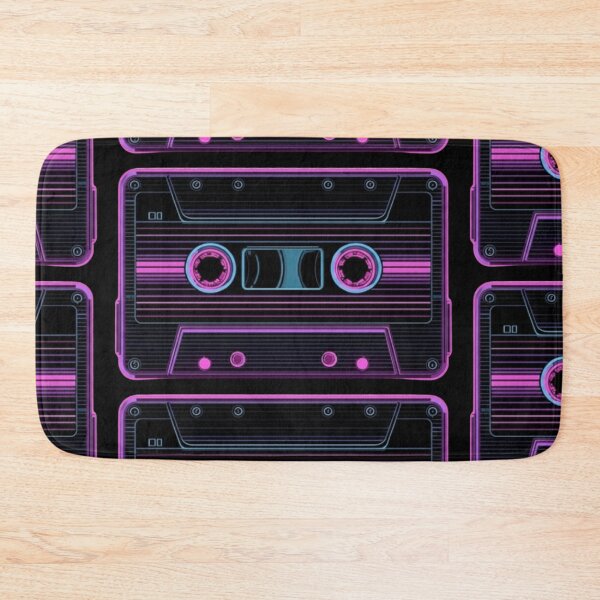 Artikelvorschau, Retro-Kassette der 80er – Neon-Synthwave-Vibes entworfen und verkauft von StilKreationen.