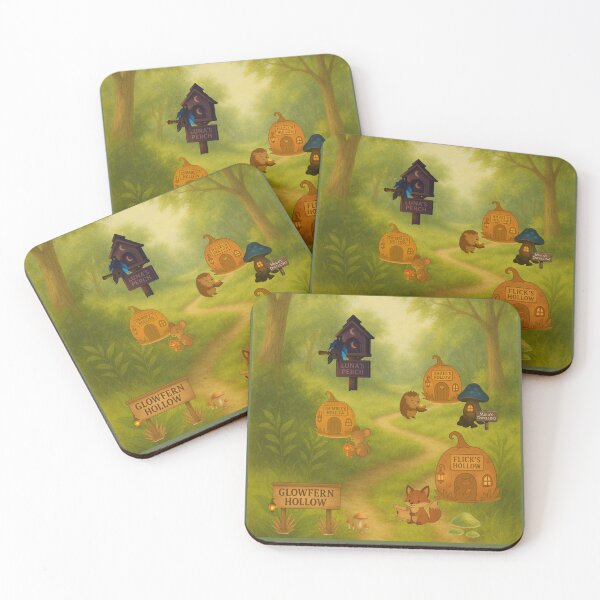 Item preview, Glowfern Hollow – The Lanternfolk Village designed and sold by GeoWild Designs.