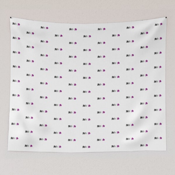 Item preview, Asexual Flag Puzzle – Subtle LGBTQ+ Pride for Everyday Wear designed and sold by SafeSpace-co.