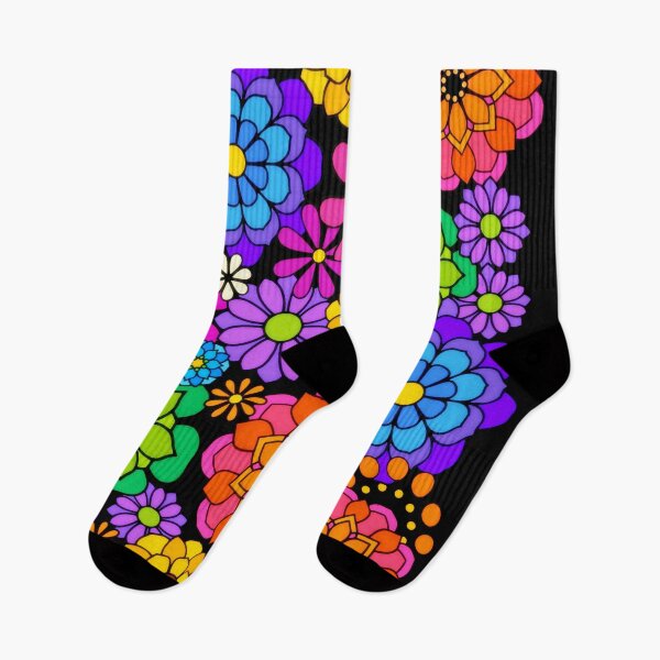 Item preview, Flower Power Psychedelic Floral Art designed and sold by Alondra.