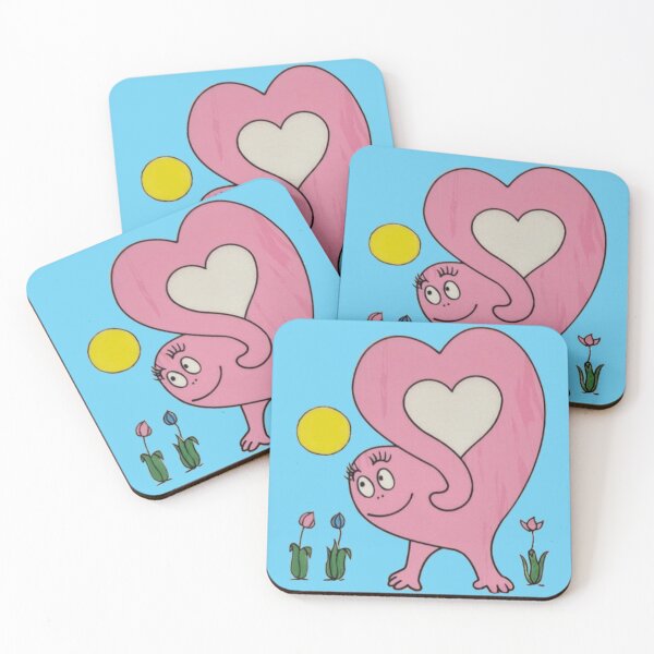 Item preview, Barbapapa Morgensonne und Blumen - Jahrgang designed and sold by DieViolettHund.