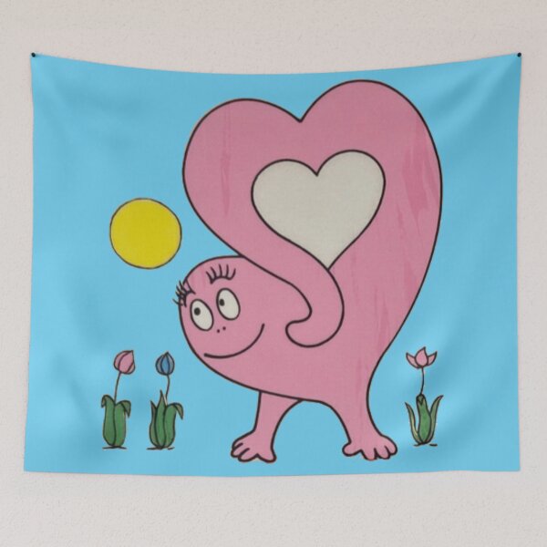 Item preview, Barbapapa Morgensonne und Blumen - Jahrgang designed and sold by DieViolettHund.