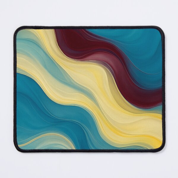 Item preview, Graceful Waves – An Elegant Fluid Art Composition designed and sold by annenambiro.