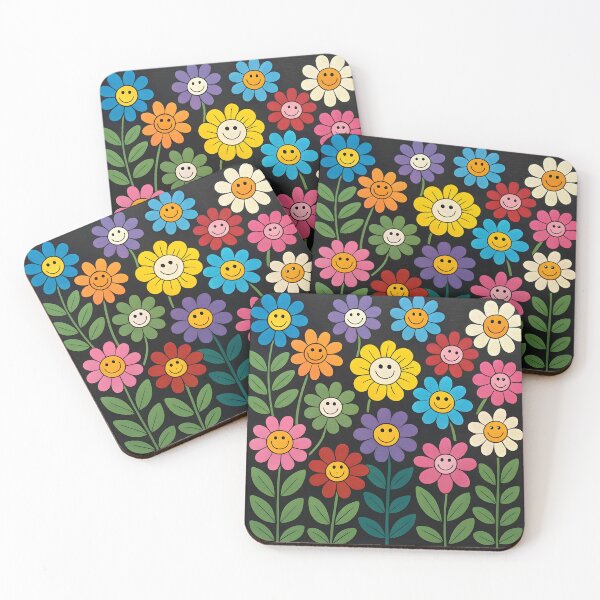 Item preview, Smiling flowers designed and sold by trendspatterns.