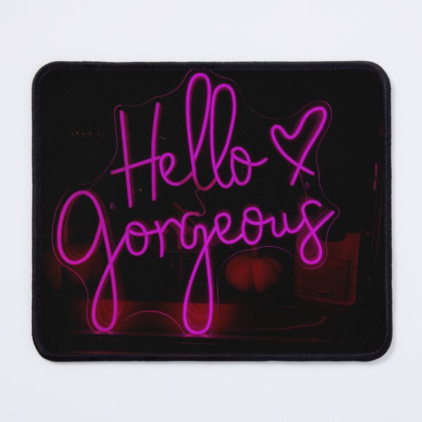 Item preview, Hello Gorgeous Neon Glow designed and sold by National Capture .