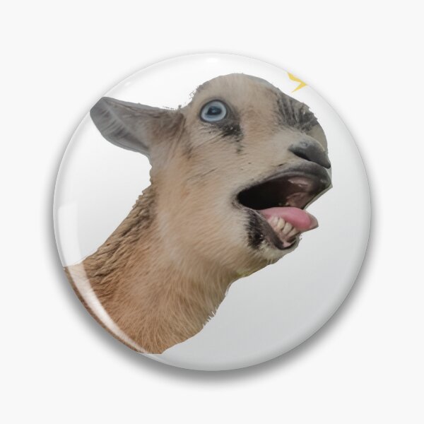 Item preview, Funny Goat Reaction Meme Face designed and sold by DariaOltes.