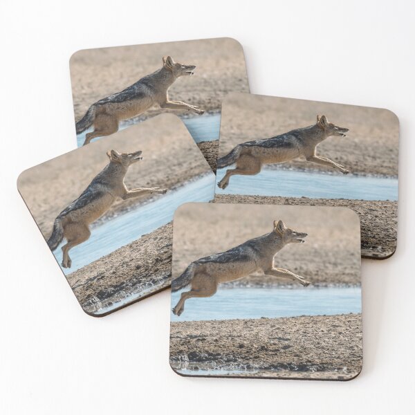 Item preview, The Leap – Jackal over the Waterhole designed and sold by DavideAntoniani.