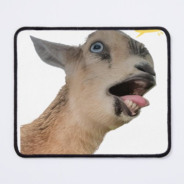 Item preview, Funny Goat Reaction Meme Face designed and sold by DariaOltes.